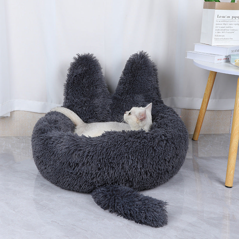 Round Plush Kennel