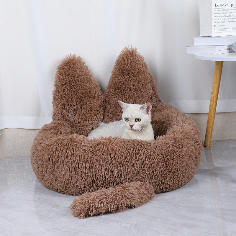 Round Plush Kennel