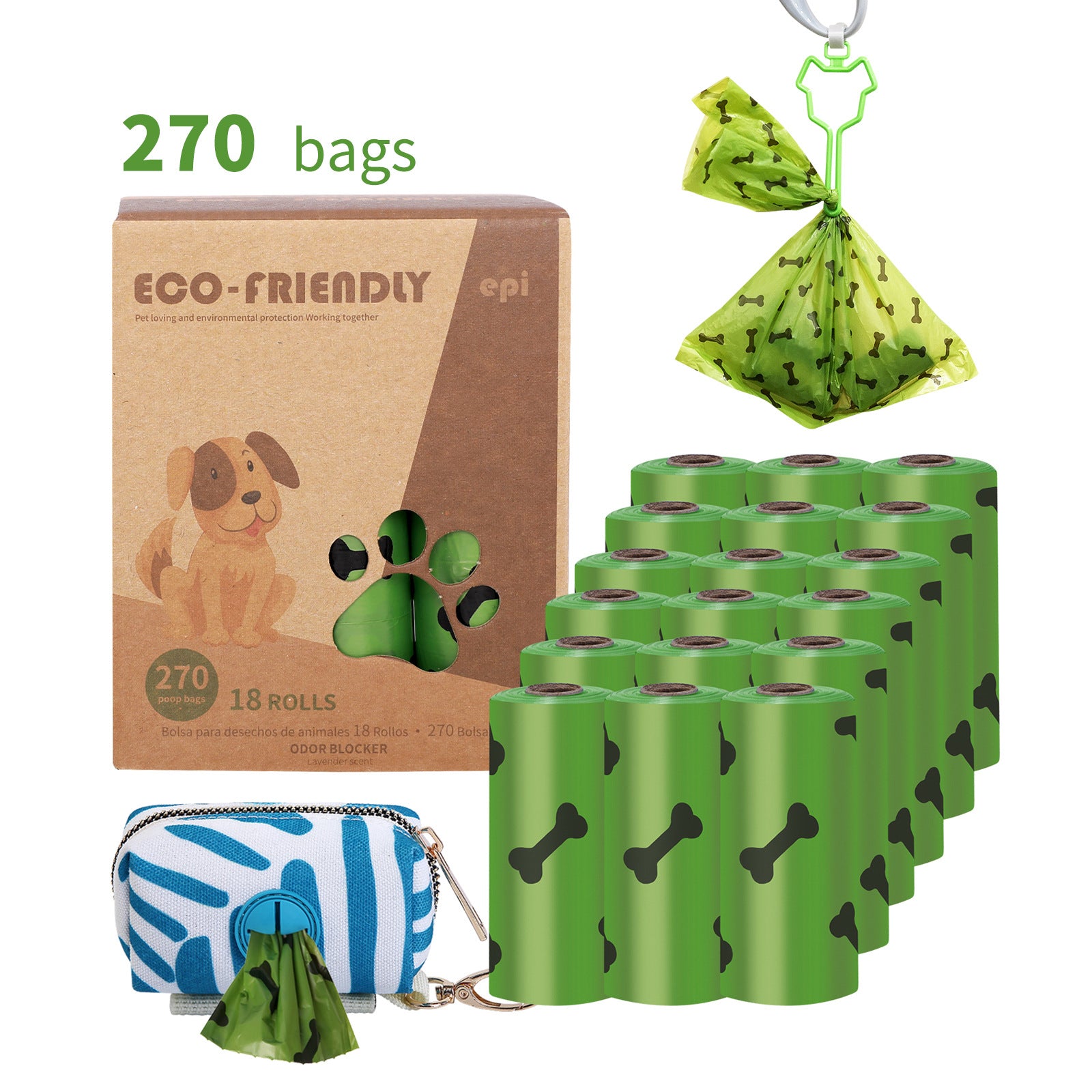 EPI Degradable Poop Bags