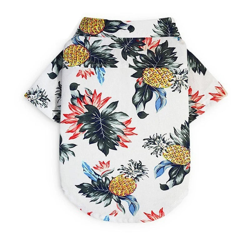 Tropical Pineapple Collar Shirt