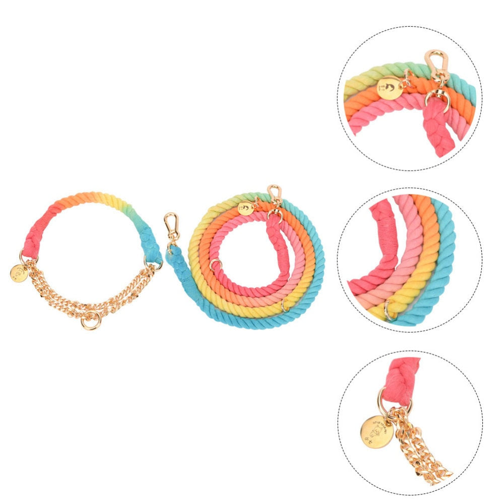 LuxeLeash Multicolor Rope Leash